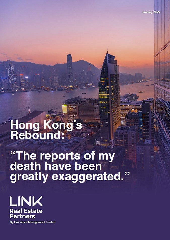 Hong Kong's Rebound: “The reports of my death have been greatly exaggerated.”